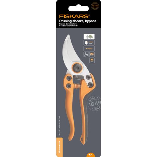 Професійний площинний секатор Fiskars PB8 M (1020204)