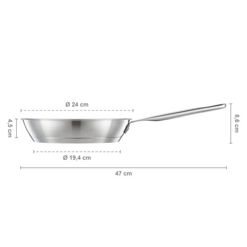 Сковорода Fiskars All Steel pure (24 см) (1065627)