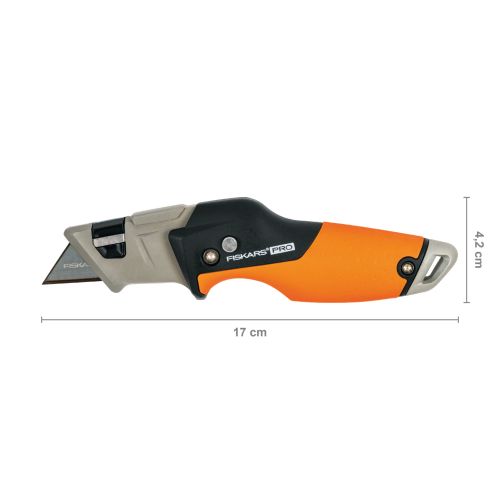 Ніж Fiskars Pro CarbonMax зі складаним лезом (1027224)