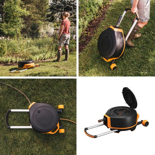 Автоматична котушка зі шлангом Fiskars Waterwheel XL X-Series™ (1067548)