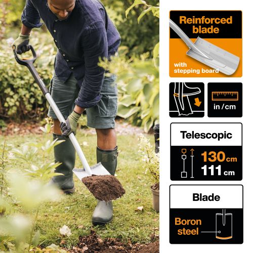 Телескопічна пряма лопата Fiskars Xact™ (1066733)