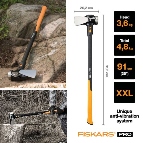 Будівельна сокира-молот Fiskars IsoCore (ХХL) (1020220)