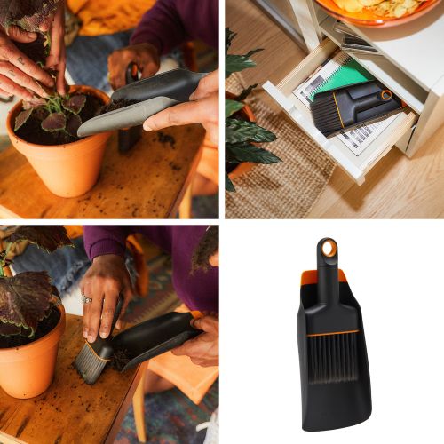 Лопатка і щітка для землі Fiskars Urban Plant Care (1071302)