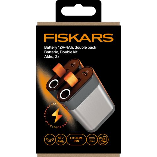 Набір акумуляторів Fiskars 12V-4Ah (1082342)