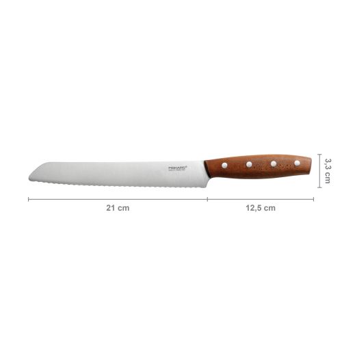 Ніж для хліба Fiskars Norr (21 см) (1016480)