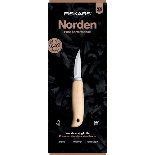 Ніж для різьби по дереву Fiskars Norden (1071897)