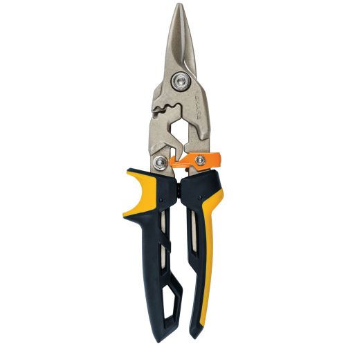 Ножиці Fiskars PowerGear для металу (прямий різ) (1027207)