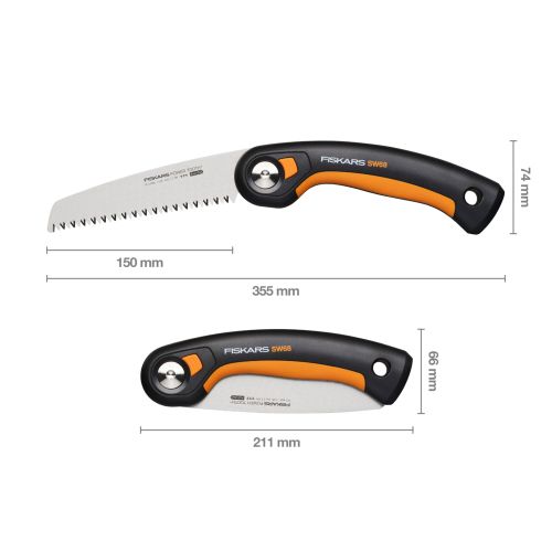 Пила для гілок Fiskars Plus SW68 (15 см) (1067552)