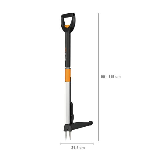 Телескопічний інструмент для видалення бур'янів Fiskars SmartFit (1020125)